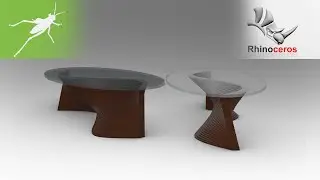 GRASSHOPPER TUTORIAL | Simple table modeling with Grasshopper | RHİNOCEROS TUTORİAL