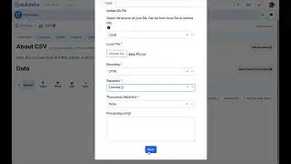 Askdata - Admin Guide - Upload CSV File