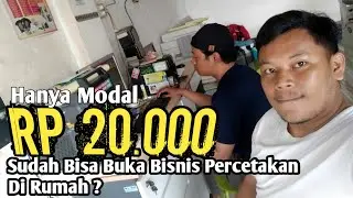 TIPS MEMULAI USAHA PERCETAKAN RUMAHAN DENGAN MODAL MINIM /// IDE USAHA POTENSIAL