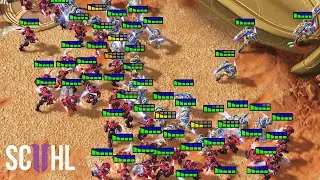 THE GREAT 100 ZEALOT WAR - Starcraft 2: Neeb vs. Astrea