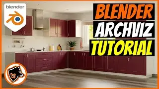 Create a KITCHEN in BLENDER with ARCHIPACK PRO (Step by Step)