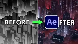 Compositing GodSlap’s Megacity in After Effects