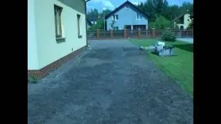 Zakładanie trawnika, trawników, siew trawy, trawa, wałowanie, glebogryzarka, ogrody, ogród