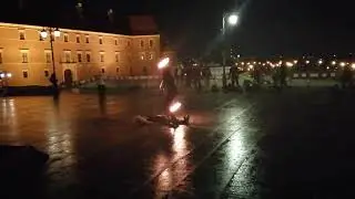 Танец с огнями