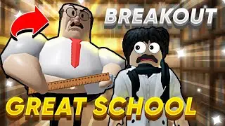 ПОБЕГ ИЗ ШКОЛЫ В РОБЛОКС😨 ПОЧЕМУ ОН КО МНЕ ПРИСТАЛ?!!😤