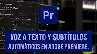 Automatic voice transcriptions and subtitles in Premiere with Speech to Text.