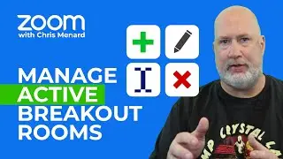 Zoom Breakout Rooms - Create, Delete, and Rename Rooms while Rooms are open! - New Feature 2022