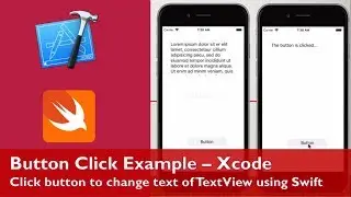 Button Click Example iOS | Xcode | Swift