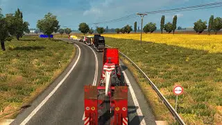 Calais Duisburg Convoy Volvo Truck Driving Euro Truck Simulator 2 Multiplayer Gameplay, ETS 2 MP Sim