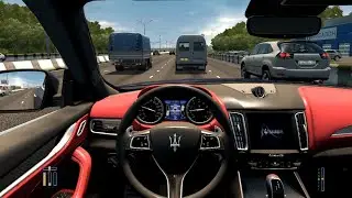 2017 Maserati Levante S - City Car Driving [Steering wheel gameplay]