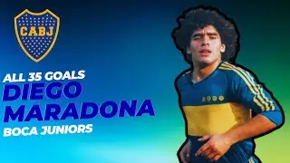 All 35 Goals ● Diego Maradona ● Boca Juniors