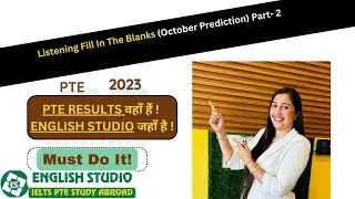 Listening Fill In The Blanks (October Prediction) Part- 2