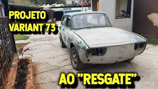 PROJETO VW VARIANT 1973 VERDE MÍSTICO - EX DONO SE DESPEDE ANTES DELA PARTIR KKKK - PARTE 1