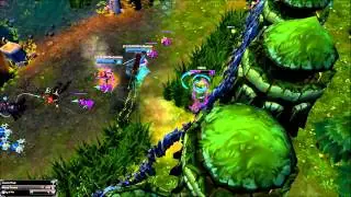 Rengar INFINITE Q bug while leaping in Yasuo Ult LOL HD