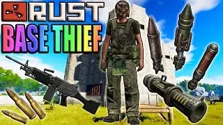 Rust: STEALING A BASE FROM RAIDERS - More Practice Raiding Server ( Rust Raids & PvP )