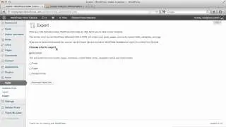WordPress Tutorials   43   How To Import Content To or Export Content From WordPress