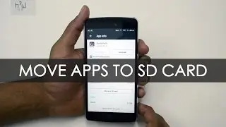 How to move apps to SD card ? in Lenovo K4 note | HowiSiT