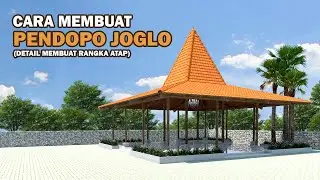 Tutorial Sketchup - Cara Membuat Rumah Joglo dengan mudah