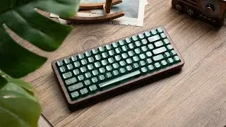 Womier WD75 V2 Wooden Keyboard -  Crafted from Real Walnut Wood