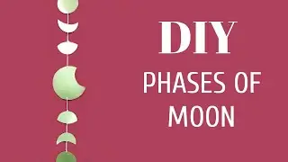 DIY Moon Phase | DIY wallhanging home decor | DIY Paper | DIY Best out of waste | DIY decor