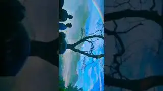 Best Scene Maithon Dam Waterfall with Rainbow