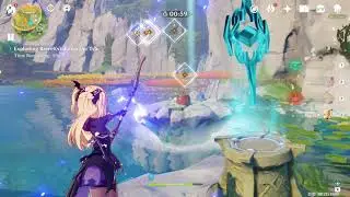[Genshin Impact] - How I finished the Barrel Challenge in Qingce Village