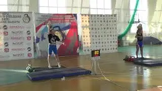 Гиревой спорт. Ирина Грибанова Рывок 16кг: 173