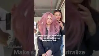 Follow me for more hair Inspo @josievilay! #art #blond #bleached #pinkhair #schwarzkopfpro #diypink