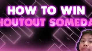 How To Win Shoutout Anyday / FREE OUTRO