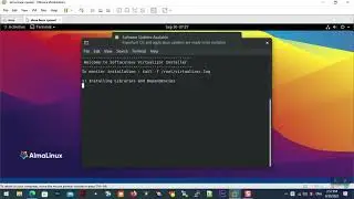 how to install virtualizor network on kvm almalinux