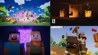 All Minecraft official trailers (1.14-1.21) @minecraft
