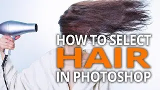 How to Select Hair in Photoshop - How to cut out hair in Photoshop