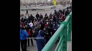 В Братске крысы по команде вышли из толпы и начали задерживать протестующих.