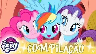 My Little Pony em português 🦄 1 hora COMPILAÇÃO | A Amizade é Mágica MLP