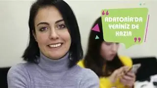 Adatoria  Sakarya Serdivan Esentepe Kampüs Kız Öğrenci Yurt Apart Tanıtım - Oturma Odası