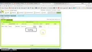 creating class connect sessions