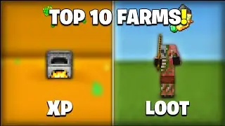 1.18 TOP 10 BEST MINECRAFT BEDROCK FARMS THAT YOU SHOULD BUILD!!