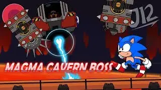 SONIC VS MAGMA CAVERN BOSS
