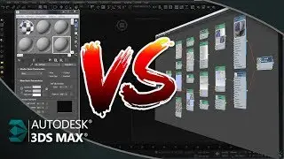 Editor de Material Compacto Versus Árvore de Nós (Slate) 3ds Max