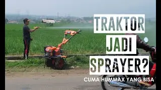 TRAKTOR bisa  jadi SPRAYER? jawabnya... BISA