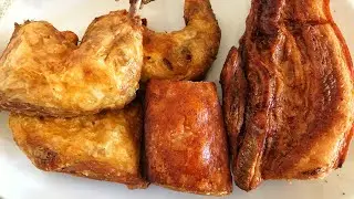 CRISPY LIEMPO AND FRIED CHICKEN
