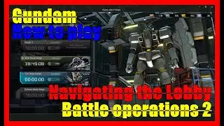 Gundam,How to play(2)(Battle operations 2)SocomJamie