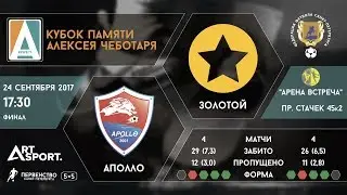Кубок памяти Алексея Чеботаря. Аполло - ЗОЛОТОЙ