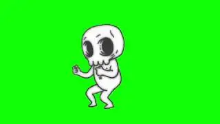 ✔️GREEN SCREEN EFFECTS: Skeleton dancing