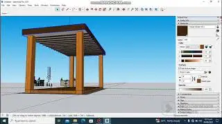 How to design a Pergola in Sketchup | Tutorial | Landscape Architect | +923235570796 WhatsApp