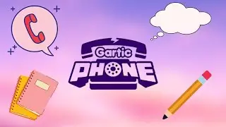 Испорченный телефон\\ Шедевр на шедевре\\Gartic Phone\\ Артём, Элина и Максим\\ Игры с друзьями