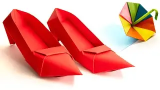 How To Make Paper Shoes - How to make a paper Umbrella