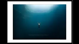 on a blue canvas - freediving photography by Daan Verhoeven