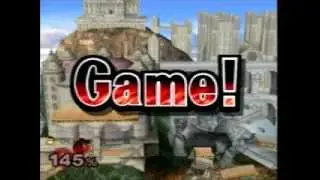 Donkey Kong vs Level 9 Marth SSBM Gameplay