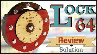 LOCK 64 - Review and Solution - Siebenstein-Spiele Wood Puzzles